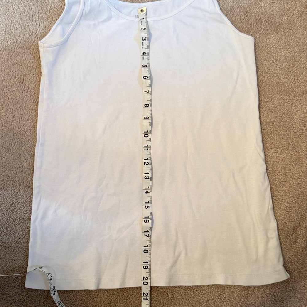 Eileen Fisher Ladies White Tank Top L - Picture 5 of 6